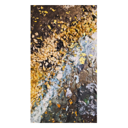 Kunstwerk auf Leinwand "Stormy Waves"